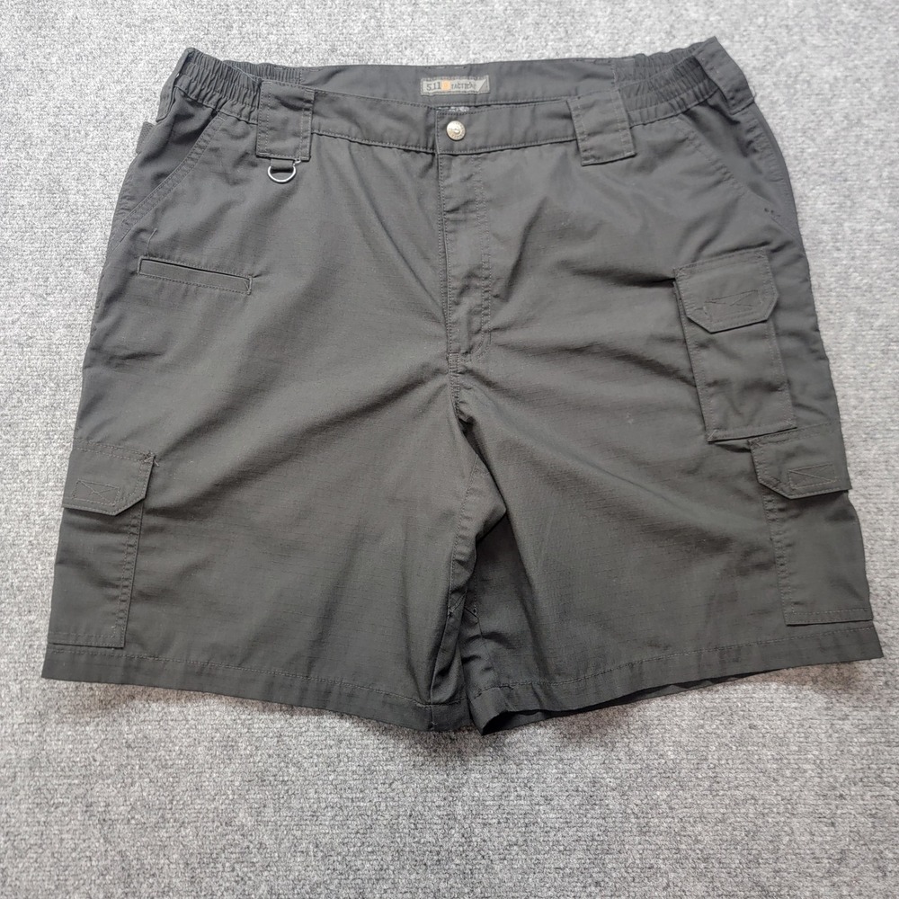 5.11 Tactical Mens Size 40 Taclite Pro Black Cargo Shorts 73287 Ripstop Utility